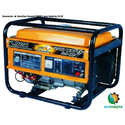 Generador de Gasolina Manual 2500W Lawn Industry GLW