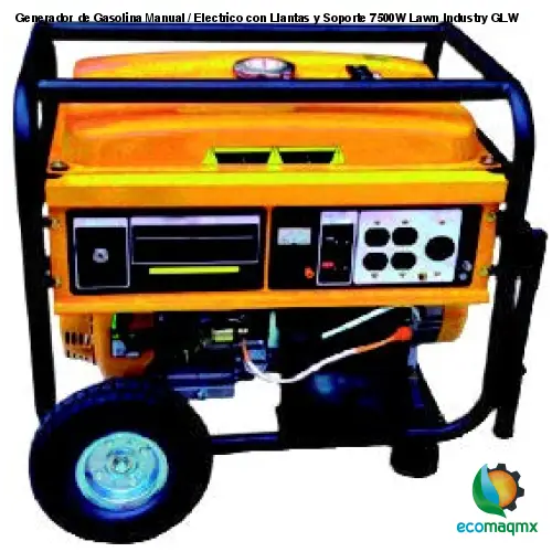 Generador de Gasolina Manual / Electrico con Llantas y