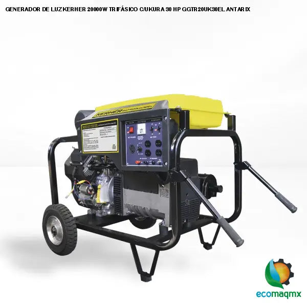 GENERADOR DE LUZ KERHER 20000W TRIFÁSICO C/UKURA 30 HP