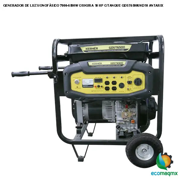 GENERADOR DE LUZ MONOFÁSICO 7000-6500W C/UKURA 10 HP