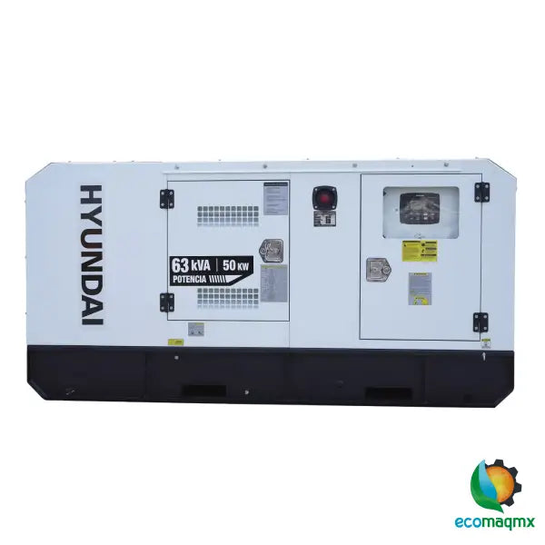 Generador Estacionario Hyundai 50kw / 63kva motor Cummins