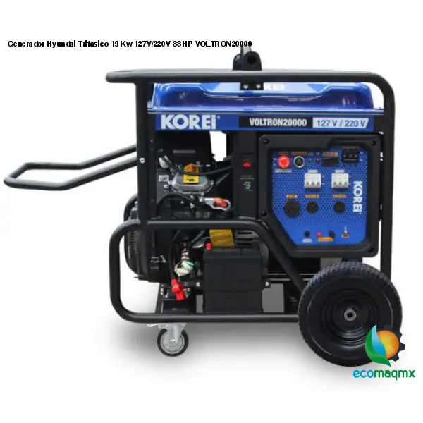 Generador Hyundai Trifasico 19 Kw 127V/220V 33 HP