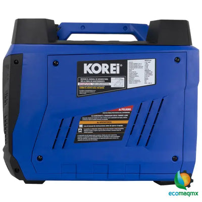 GENERADOR KOREI DUAL INVERTER 110V/60HZ 2.3KW (GASOLINA