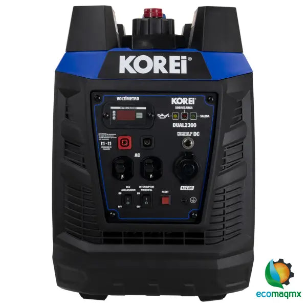 GENERADOR KOREI DUAL INVERTER 110V/60HZ 2.3KW (GASOLINA
