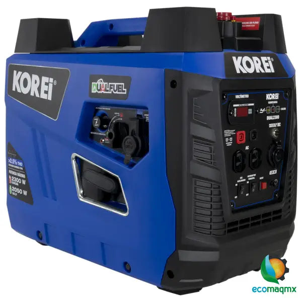 GENERADOR KOREI DUAL INVERTER 110V/60HZ 2.3KW (GASOLINA