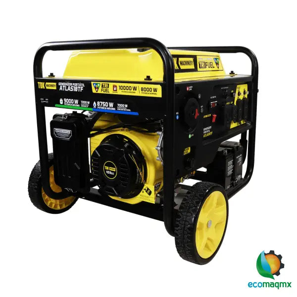 Generador Profesional 3 En 1 Gasolina Gas LP y GN Tdk 10 kw