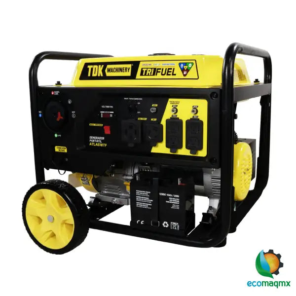 Generador Profesional 3 En 1 Gasolina Gas LP y GN Tdk 10 kw