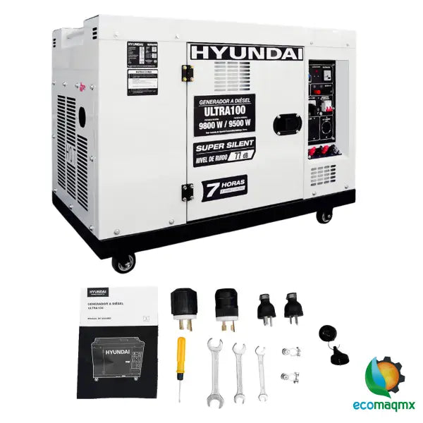 Generador Silencioso Hyundai C/motor Diesel Potencia Máxima