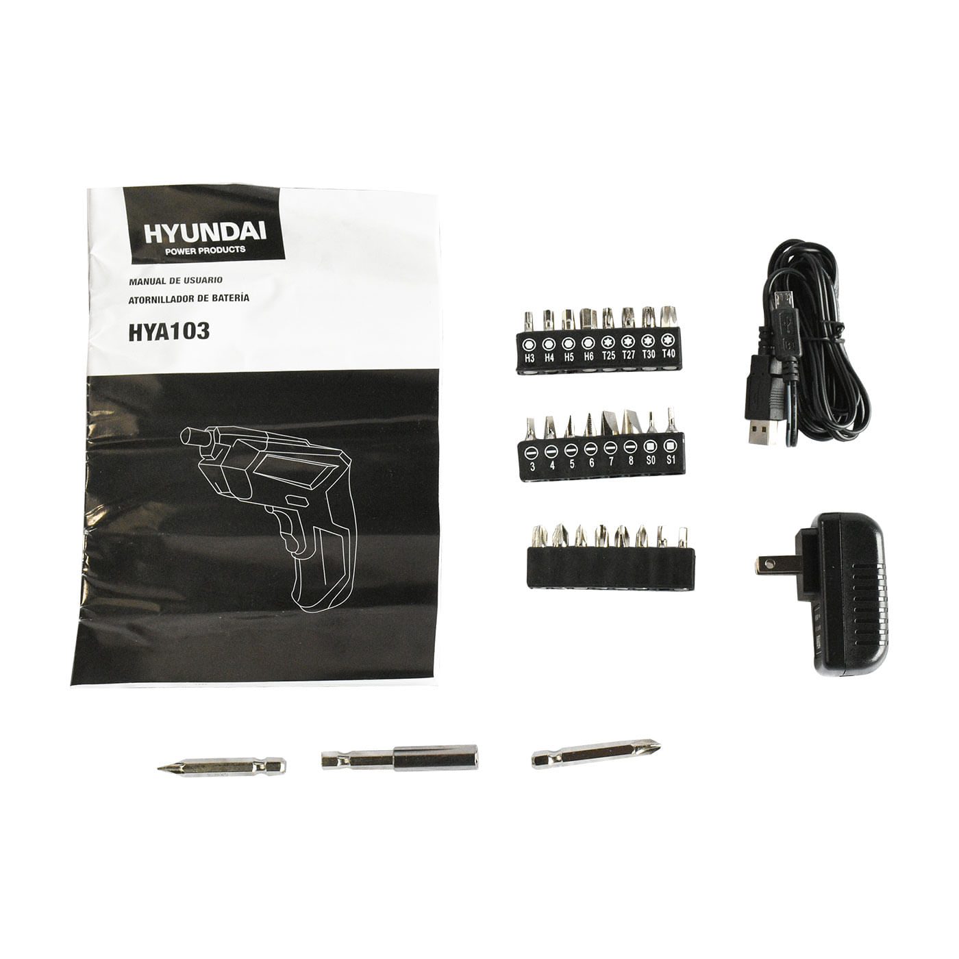 Atornillador Inalámbrico Hyundai Batería Recargable De 3.6v – Hya103