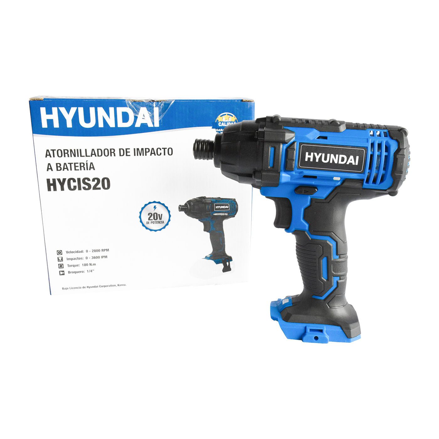 Atornillador De Impacto De Batería Hyundai 20v – Hycis20