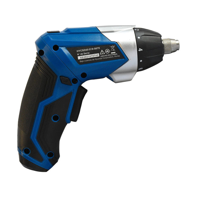 Atornillador Inalámbrico Hyundai Batería Recargable De 3.6v – Hycsd20