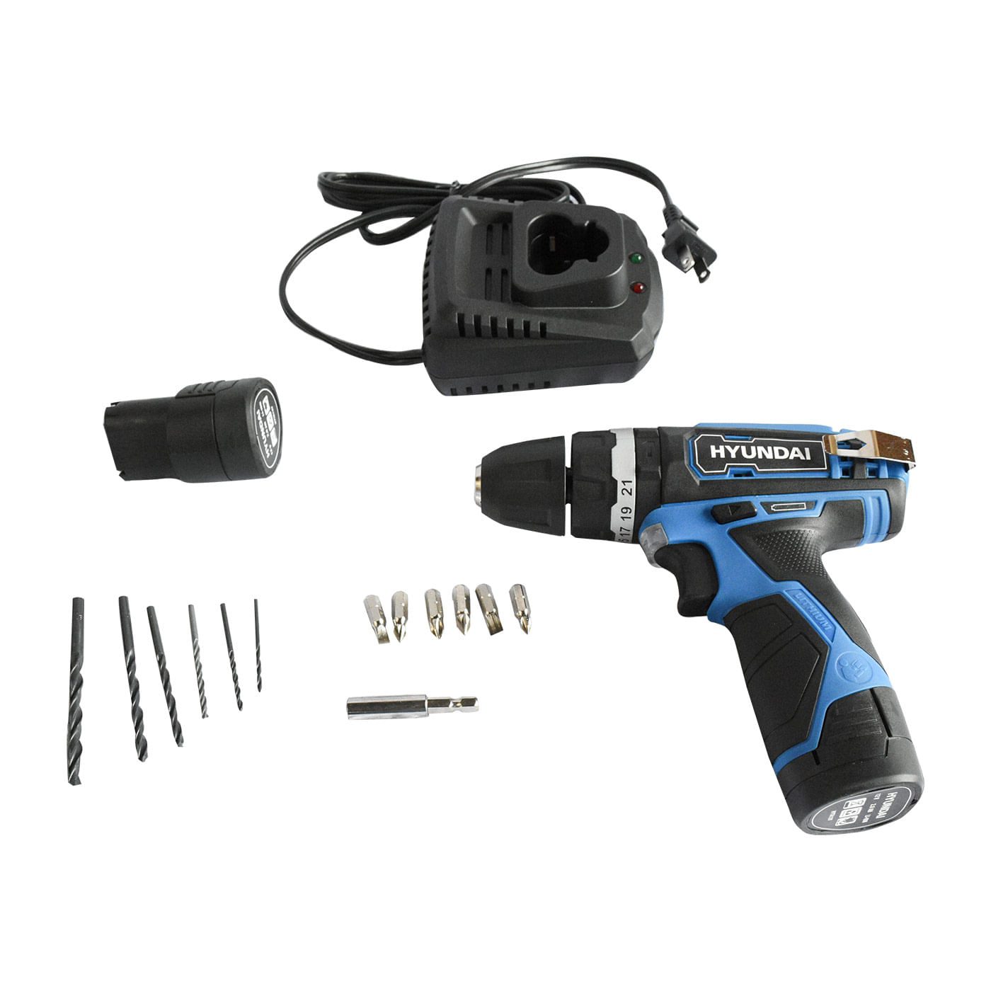 Taladro Atornillador De Batería Hyundai Batería Recargable De 12v – Hyta12v