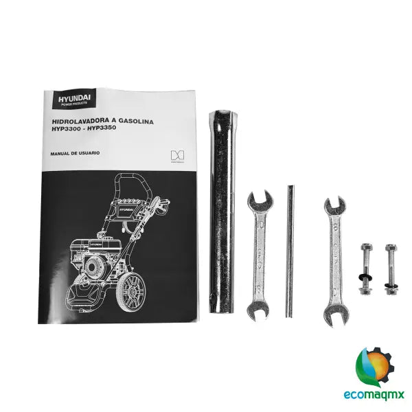 Hidrolavadora A Gasolina Hyundai Triplex 7 Hp 3200 Psi 220