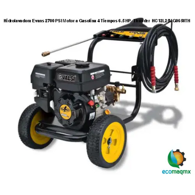Hidrolavadora Evans 2700 PSI Motor a Gasolina 4 Tiempos 6.5