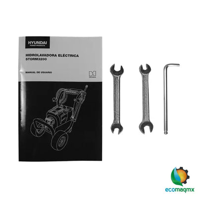 Hidrolavadora Hyundai Axial 3000 Psi 207 Bar motor