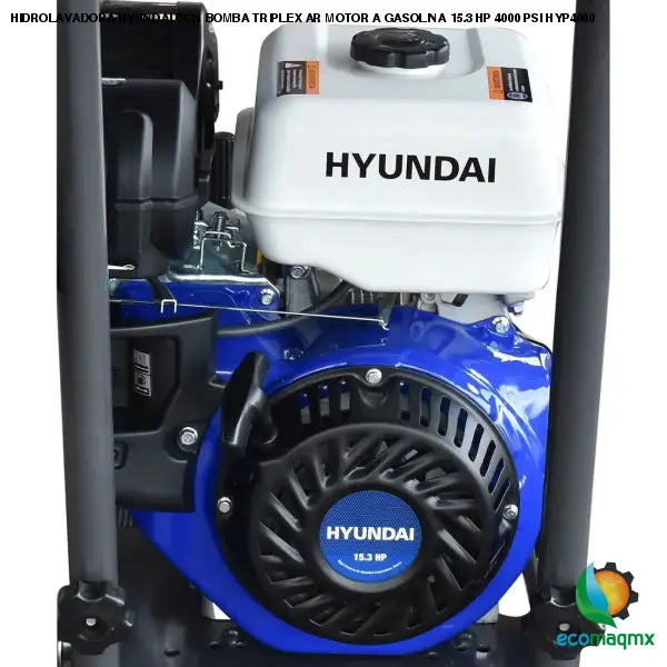HIDROLAVADORA HYUNDAI CON BOMBA TRIPLEX AR MOTOR A GASOLINA