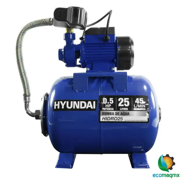 Hidroneumatico Bomba De Agua Electrica Hyundai 0.5 Hp 25