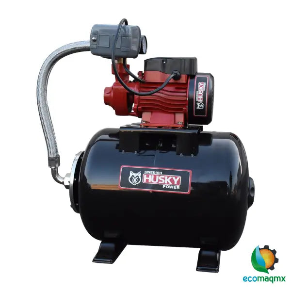 Hidroneumático Presurizador Con Bomba Periférica De 0.5 Hp Con Tanque De 24 Litros Husky Power FORCE25