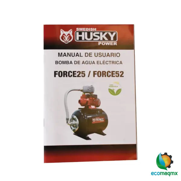 Hidroneumático Presurizador Con Bomba Periférica De 1 Hp Con Tanque De 52 Litros Husky Power FORCE50