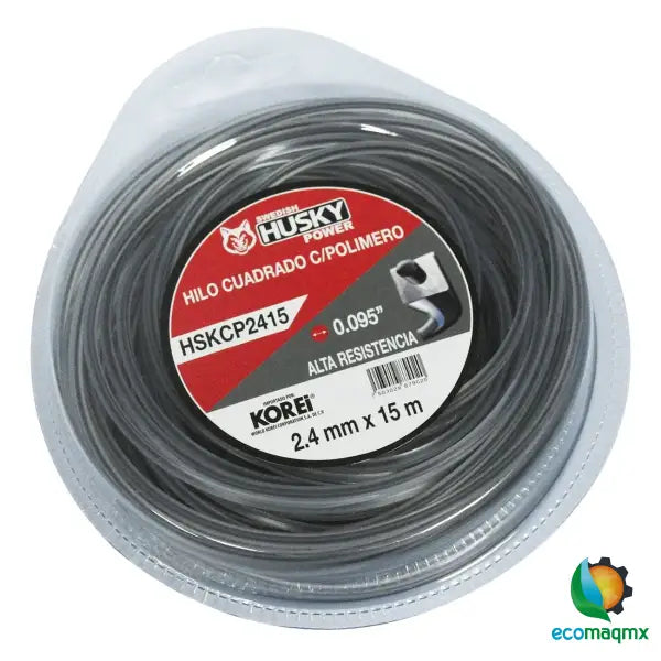 HILO CUADRADO C/POLIMERO 2.4 MM (0.095’’) 15M HSKCP2415
