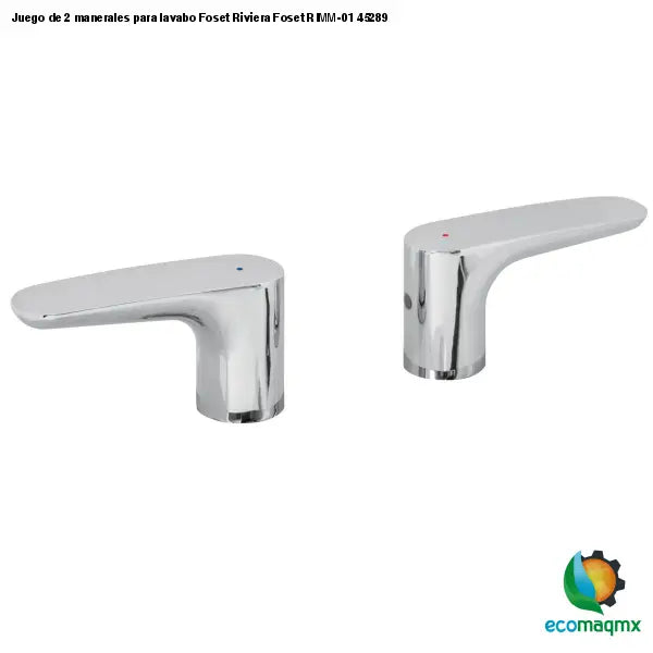 Juego de 2 manerales para lavabo Foset Riviera Foset RIMM-01