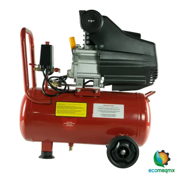 Kit Compresor de Aire Eléctrico De 2.5 Hp 110V Con Tanque De 25 Litros Y 115 Psi Con Pistola De Gravedad y Manguera De 3 Metros Husky HKC25MP