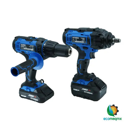 Kit Taladro Y Llave De Impacto De Batería Inalambrico