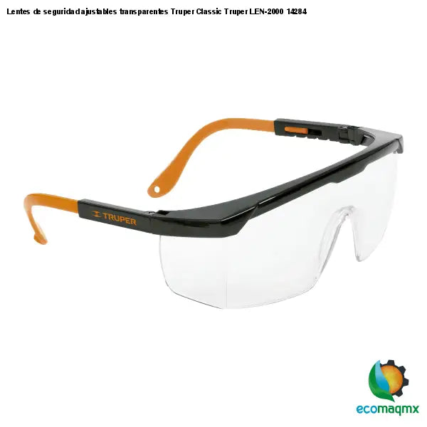 Lentes de seguridad ajustables transparentes Truper Classic