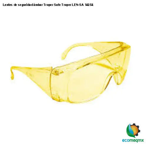 Lentes de seguridad ámbar Truper Safe Truper LEN-SA 14254