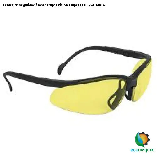 Lentes de seguridad ámbar Truper Vision Truper LEDE-SA 14304
