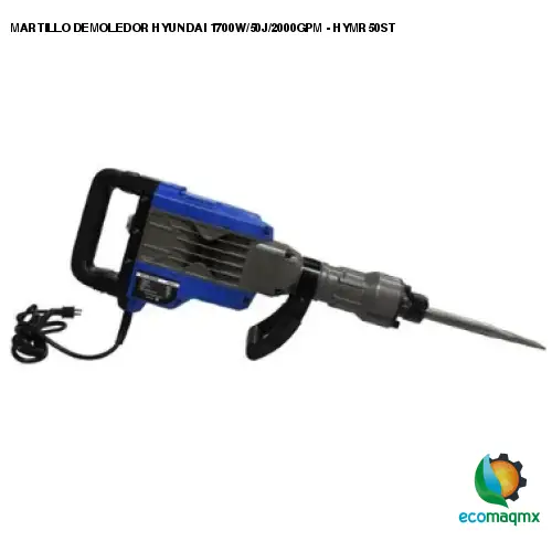 MARTILLO DEMOLEDOR HYUNDAI 1700W/50J/2000GPM - HYMR50ST