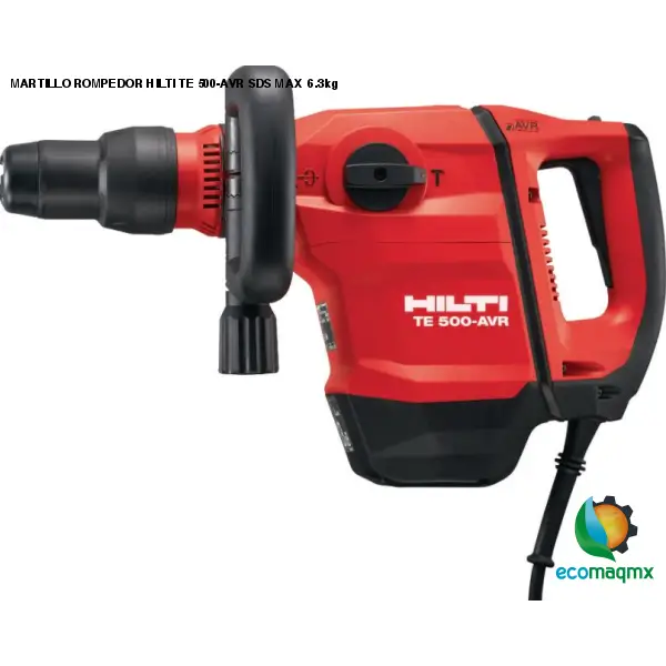 MARTILLO ROMPEDOR HILTI TE 500-AVR SDS MAX 6.3kg