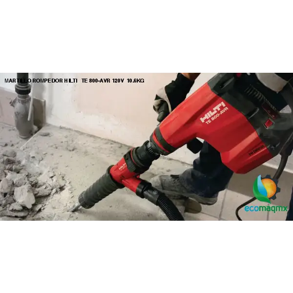 MARTILLO ROMPEDOR HILTI TE 800-AVR 120V 10.6KG