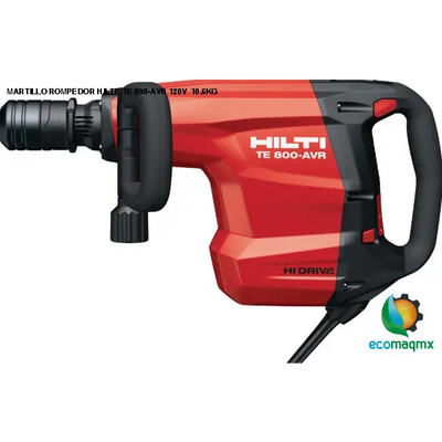 MARTILLO ROMPEDOR HILTI TE 800-AVR 120V 10.6KG