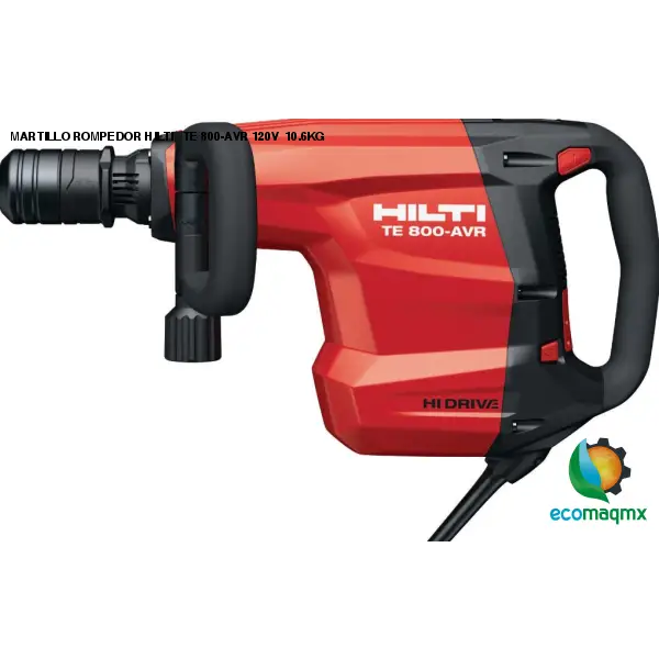 MARTILLO ROMPEDOR HILTI TE 800-AVR 120V 10.6KG