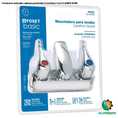 Mezcladora manerales palanca para lavabo Foset Basic Foset