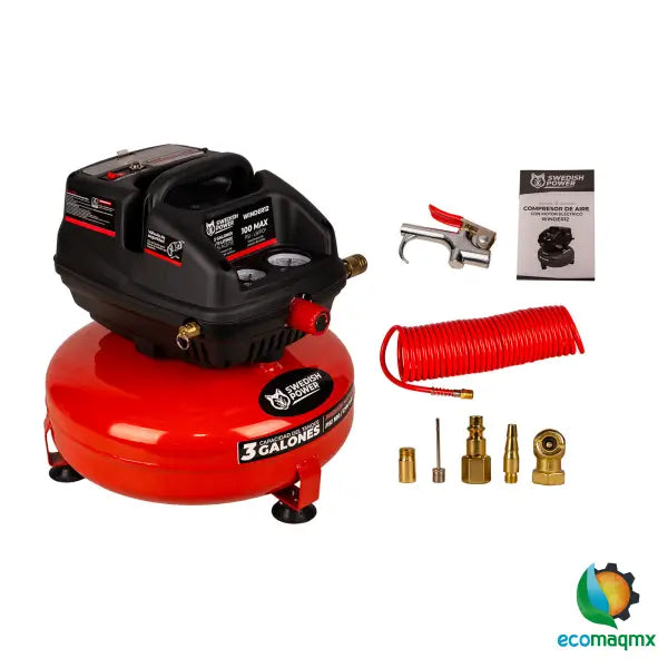 Mini Compresor De Aire Eléctrico Swedish Power 1/2 Hp 11