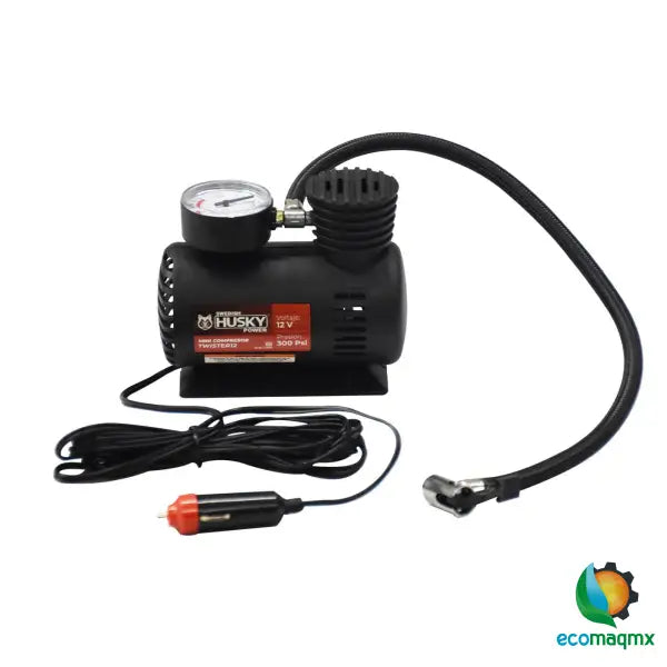 Mini Compresor De Aire Husky 12v 300 Psi Manguera 40 Cm –