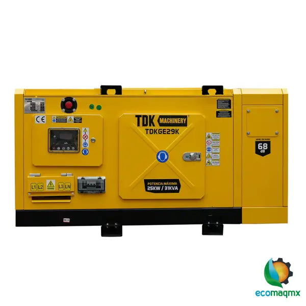 Mini Generador Estacionario Tdk 23 kw 29 kva 220v/127v