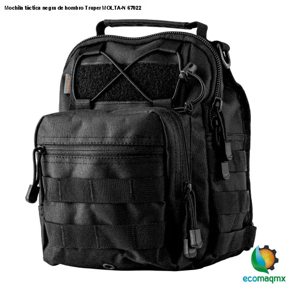 Ecomaqmx Mochila t ctica negra de hombro Truper MOLTA N 67022