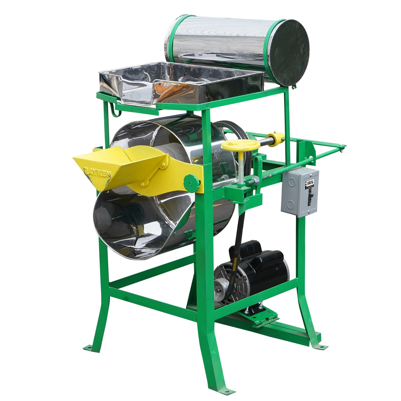 Molino de Nixtamal Baby Acero Inoxidable Con Motor Weg 1.5 Hp Rkdbw1.5