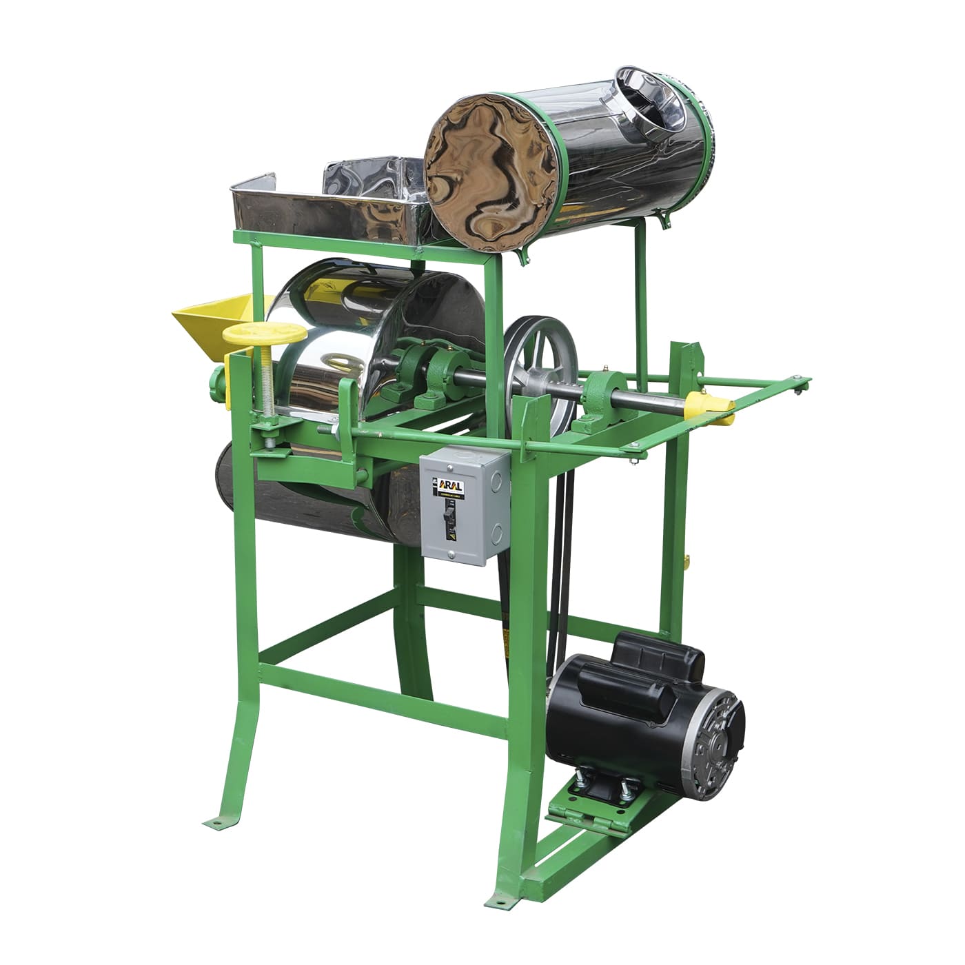 Molino de Nixtamal Baby Acero Inoxidable Con Motor Weg 1.5 Hp Rkdbw1.5