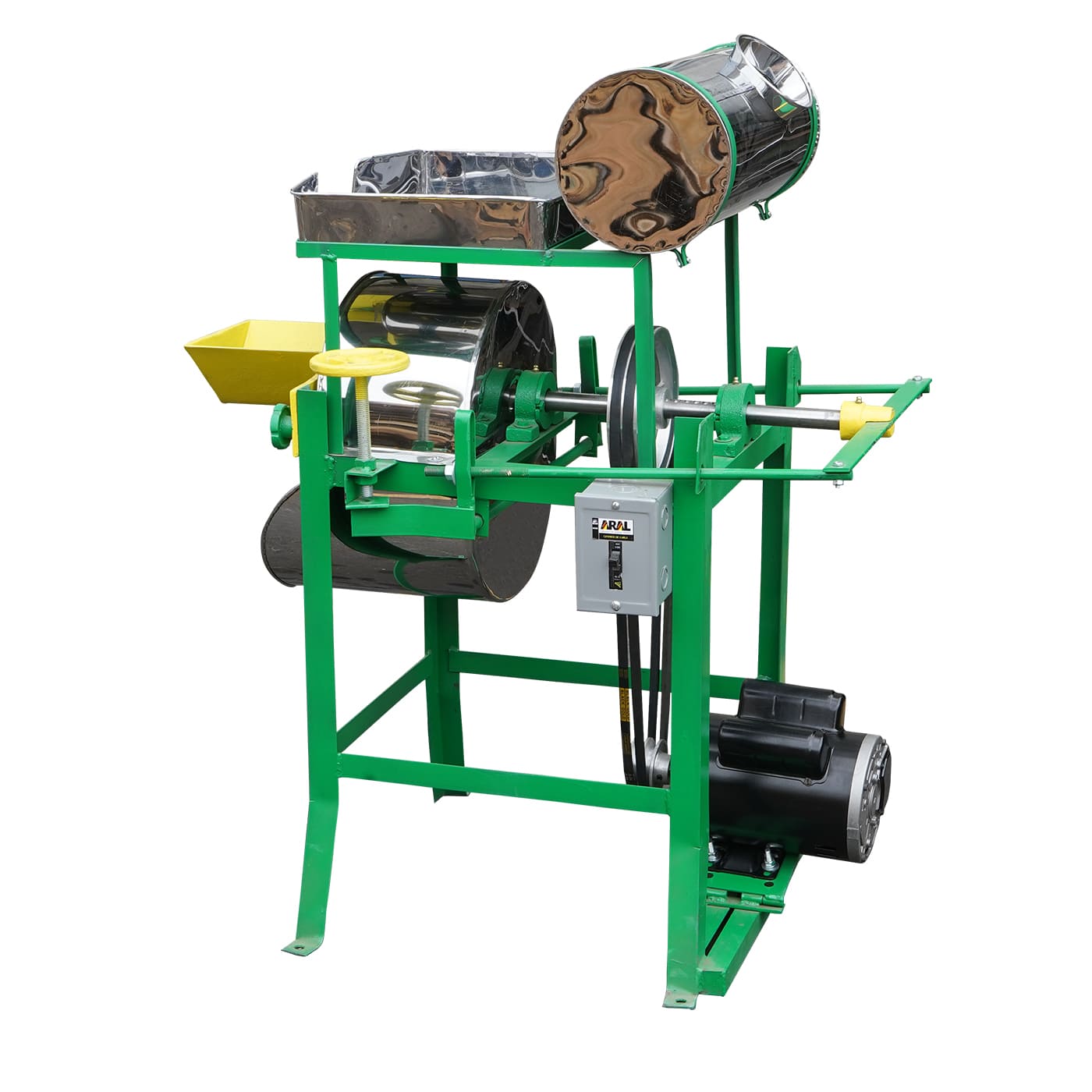 Molino de Nixtamal Baby Acero Inoxidable Con Motor Weg 1.5 Hp Rkdbw1.5