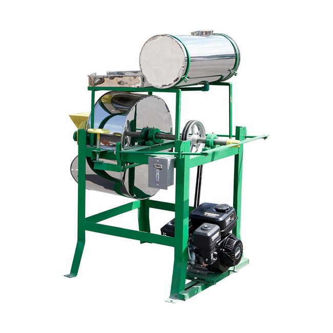 Molino de Nixtamal Junior Acero Inoxidable Con Motor a Gasolina korei 6.7 hp Rkdjkr6.7