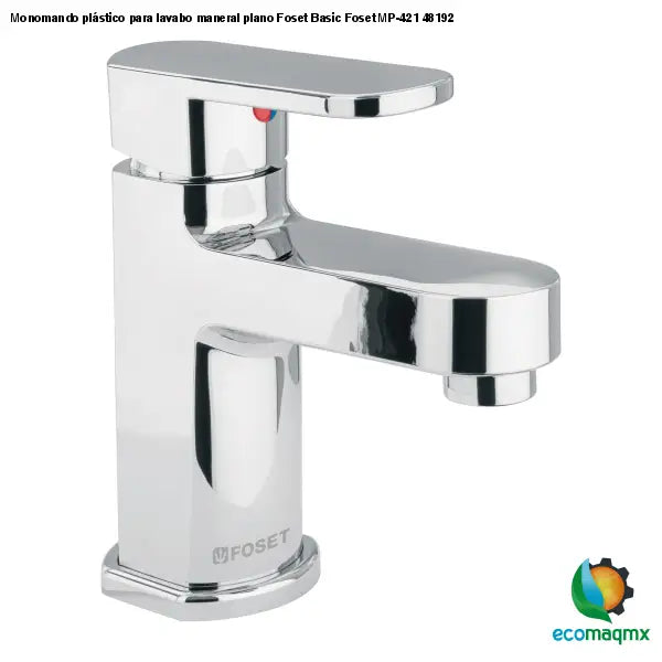 Monomando plástico para lavabo maneral plano Foset Basic