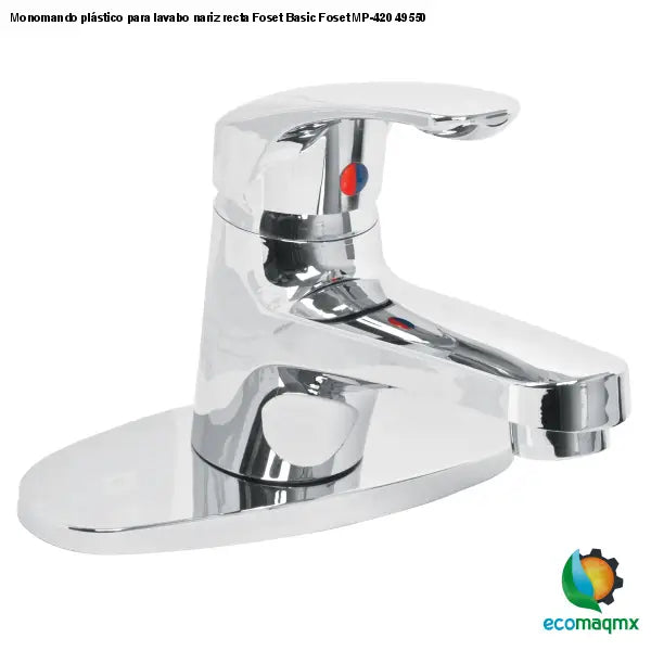 Monomando plástico para lavabo nariz recta Foset Basic Foset