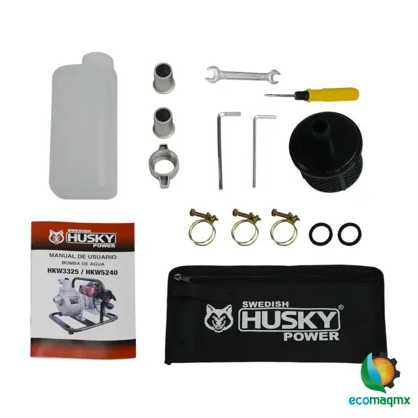 Motobomba A Gasolina 33cc 1.5 Hp Portátil Aucotcebante 2 Tiempos 1"x1" Husky HKW3325