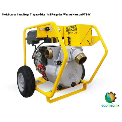 Motobomba Centrifuga Tragasolidos 4x4 Pulgadas Wacker Neuson