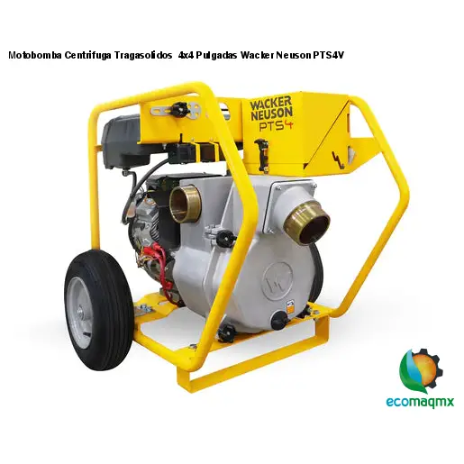 Motobomba Centrifuga Tragasolidos 4x4 Pulgadas Wacker Neuson