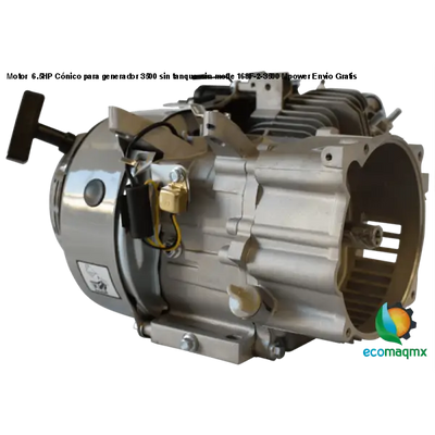 Motor 6.5HP Cónico para generador 3500 sin tanque sin mofle